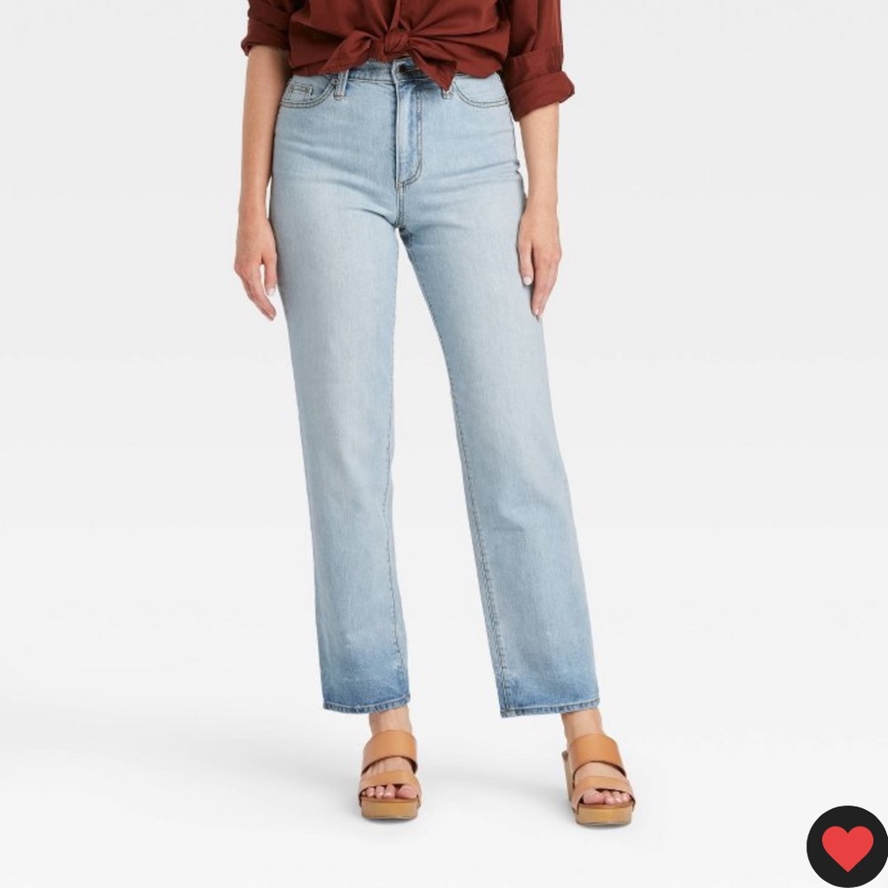 Target Universal Thread 90s High Rise Vintage Straight Jeans- Brand New